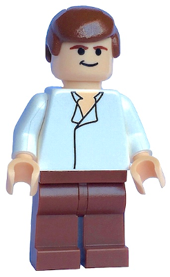 Han Solo - White Shirt without Wrinkles, Reddish Brown Legs Item No: sw0084