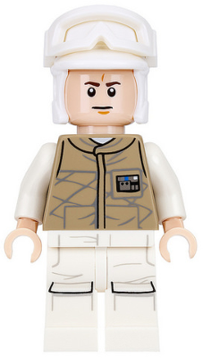 Hoth Rebel Trooper Dark Tan Uniform (Frown) Item No: sw0735