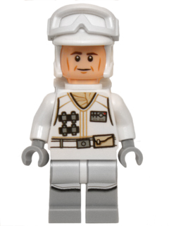 Hoth Rebel Trooper White Uniform (Cheek Lines) Item No: sw0678