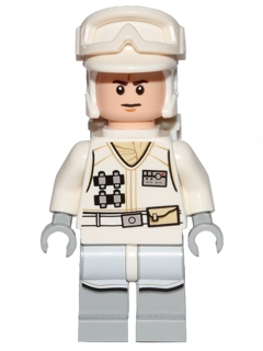 Hoth Rebel Trooper White Uniform (Frown) Item No: sw0708