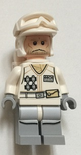 Hoth Rebel Trooper White Uniform (Tan Beard, Backpack) Item No: sw0734