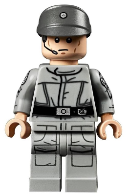 Imperial Crew - Dark Bluish Gray Cap, Printed Arms Item No: sw1044