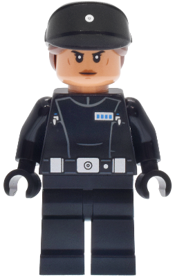 Imperial Navy Officer - Black Cap with Reddish Brown Hair Item No: sw1465