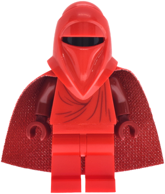 Imperial Royal Guard - Dark Red Arms and Hands, Torso Creases on Front and Back Item No: sw1478