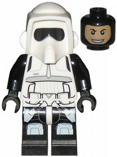 Imperial Scout Trooper - Printed Black Head and Legs Item No: sw0505
