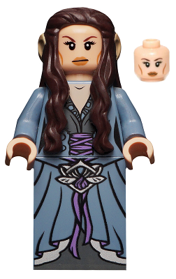 Lor060 Arwen - Sand Blue Dress