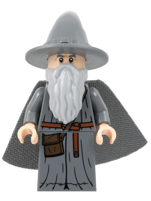 Lor125 Gandalf the Grey - Wizard / Witch Hat, Robe, Spongy Cape