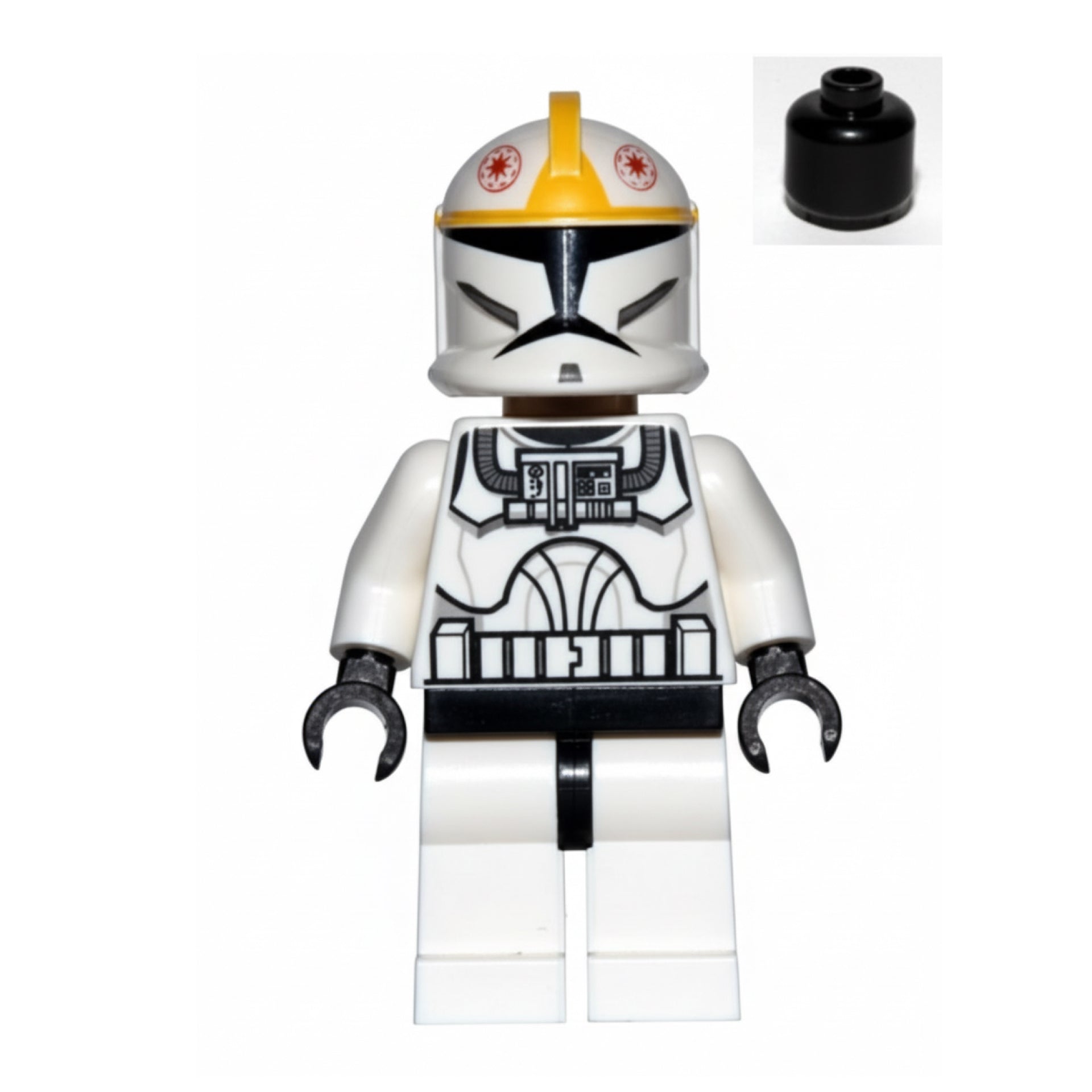 Clone Trooper Pilot (Phase 1) - Yellow Markings, Black Head Item No: sw0355