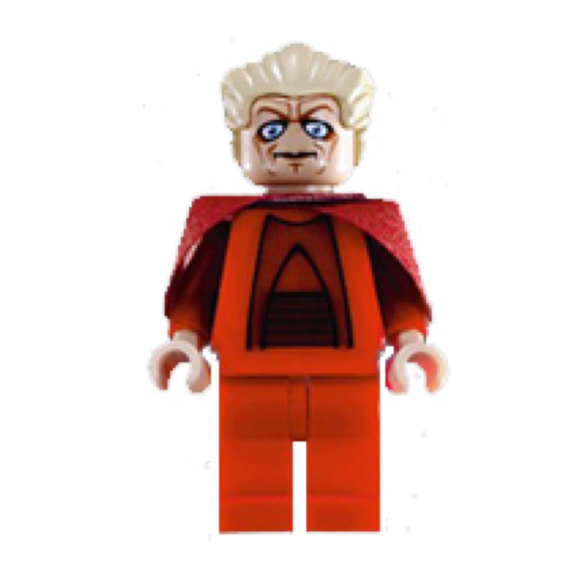 Chancellor Palpatine - Red Outfit, Dark Red Pauldrons, Large Eyes Item No: sw0243