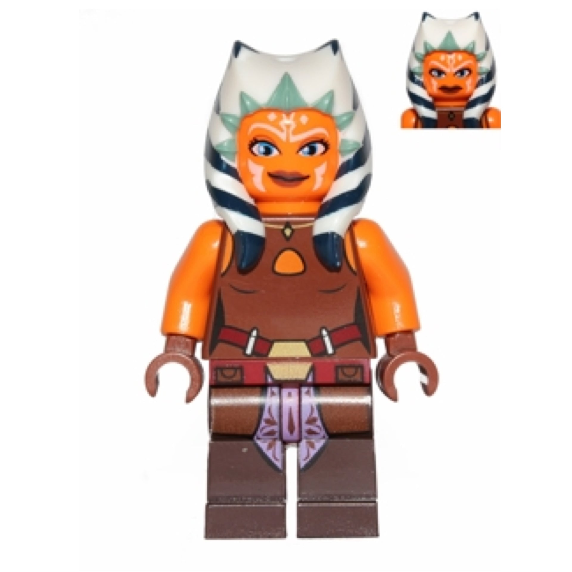 Ahsoka Tano (Padawan) - Reddish Brown Backless Vest with Necklace and Belt Item No: sw0452