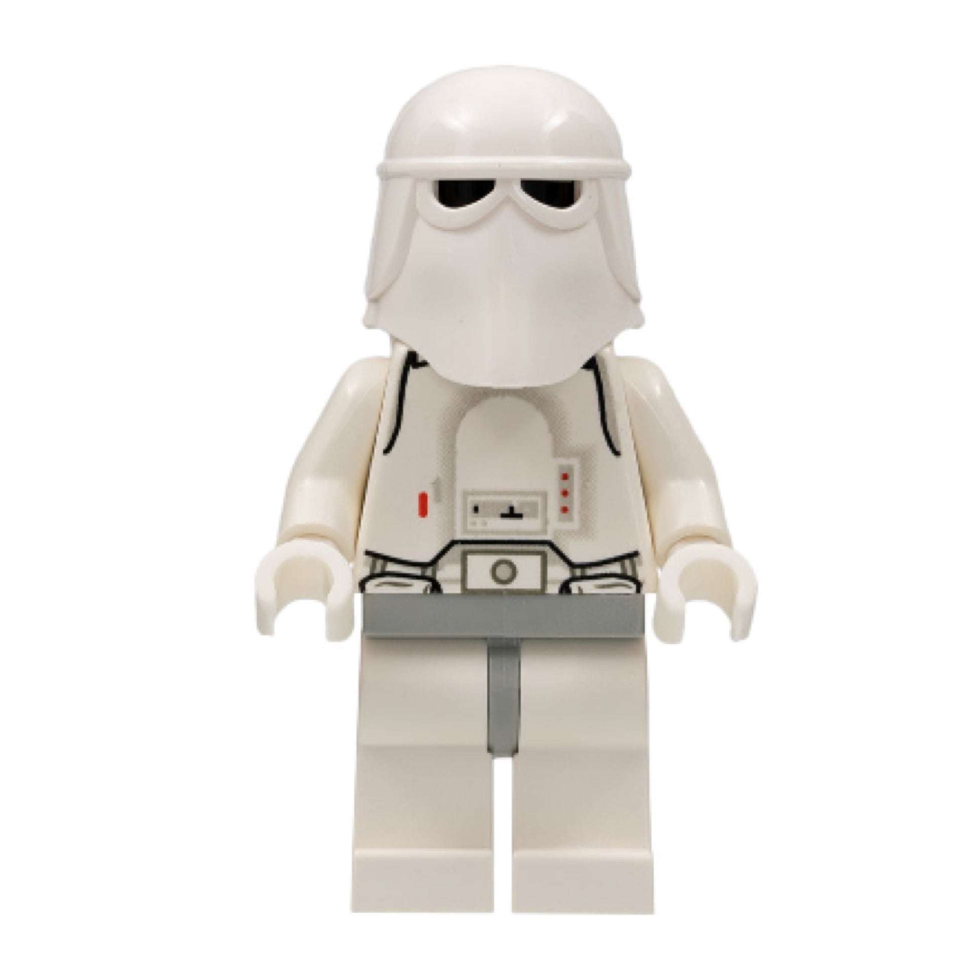 Snowtrooper, Light Gray Hips, White Hands Item No: sw0101