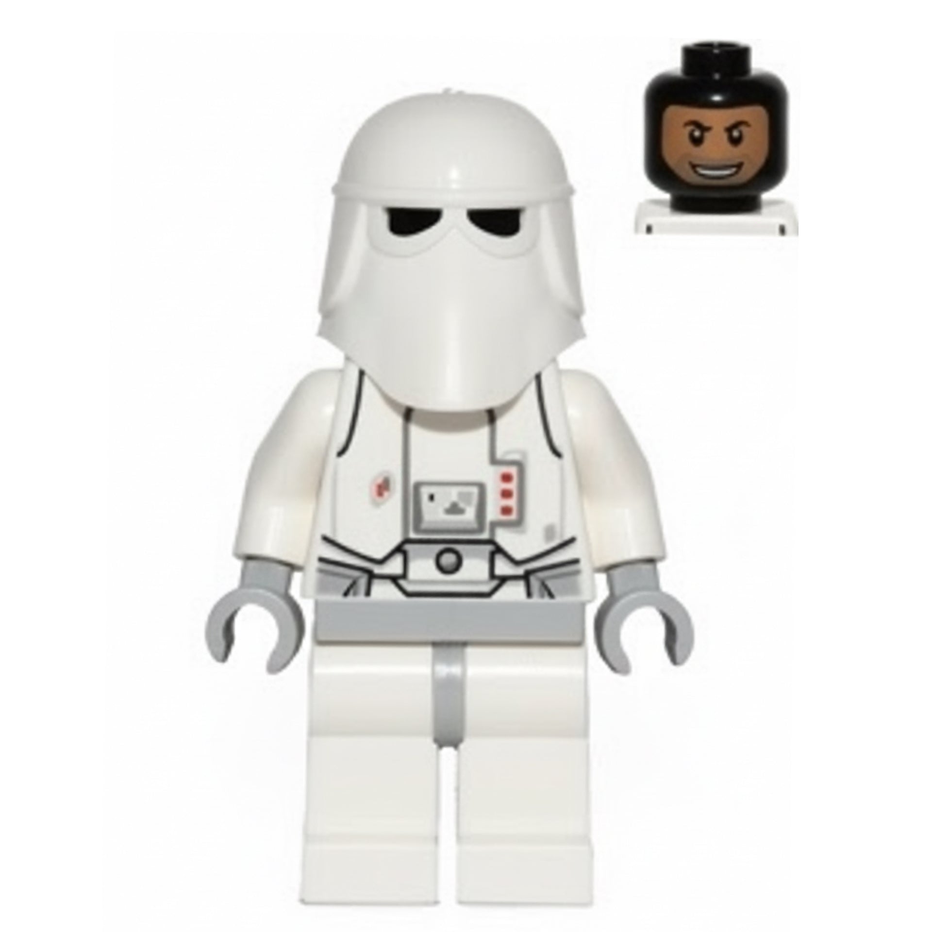 Snowtrooper, Light Bluish Gray Hips, Light Bluish Gray Hands, Printed Head, Torso Back Printing Item No: sw0463