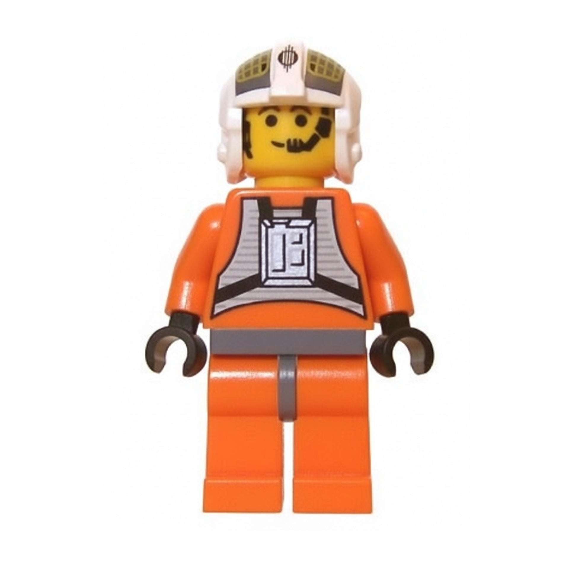 Rebel Pilot Y-wing (Jon 'Dutch' Vander, Gold Leader) - Yellow Head, Dark Bluish Gray Hips Item No: sw0033a