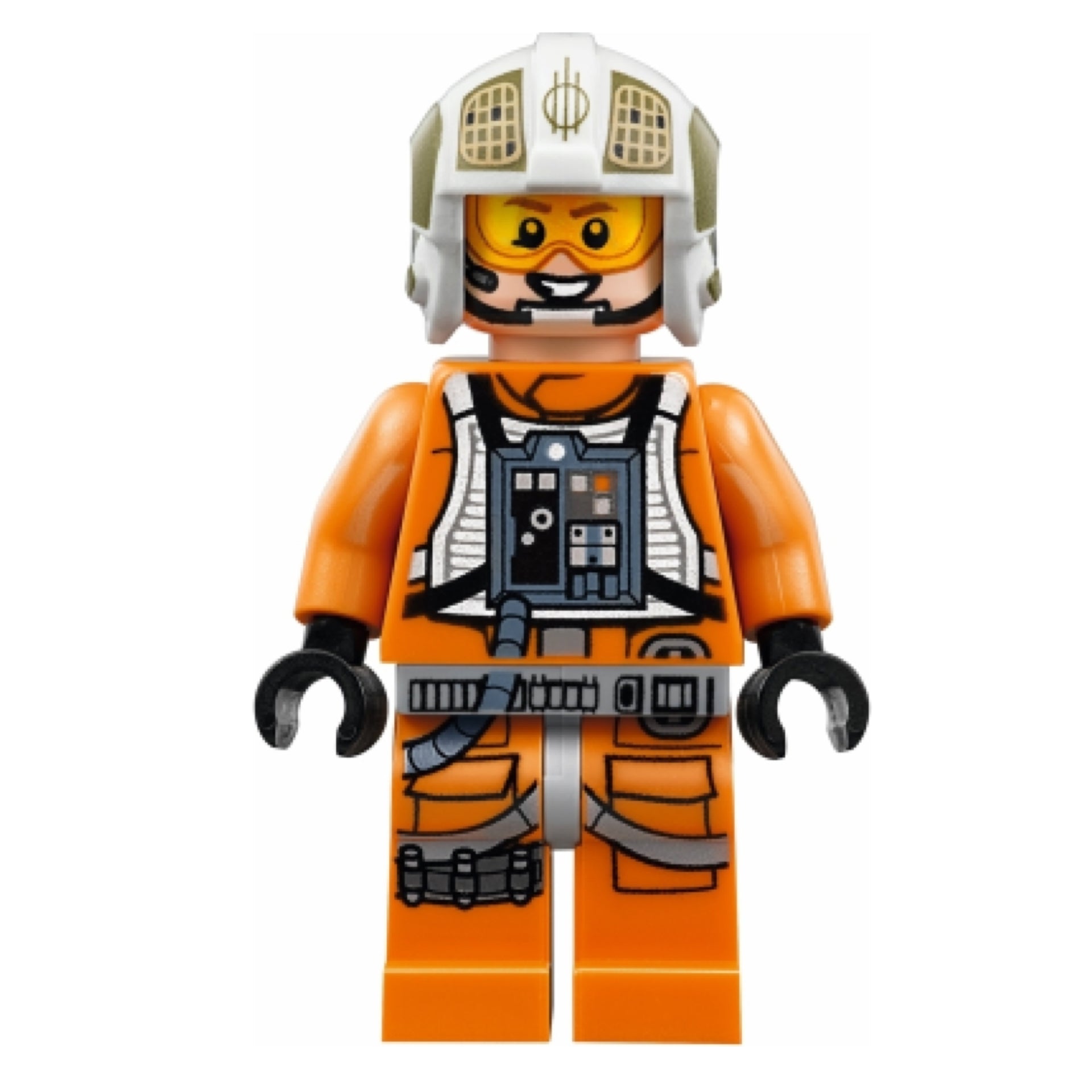 Rebel Pilot Y-wing (Jon 'Dutch' Vander, Gold Leader) - Printed Legs, Headset Item No: sw0932