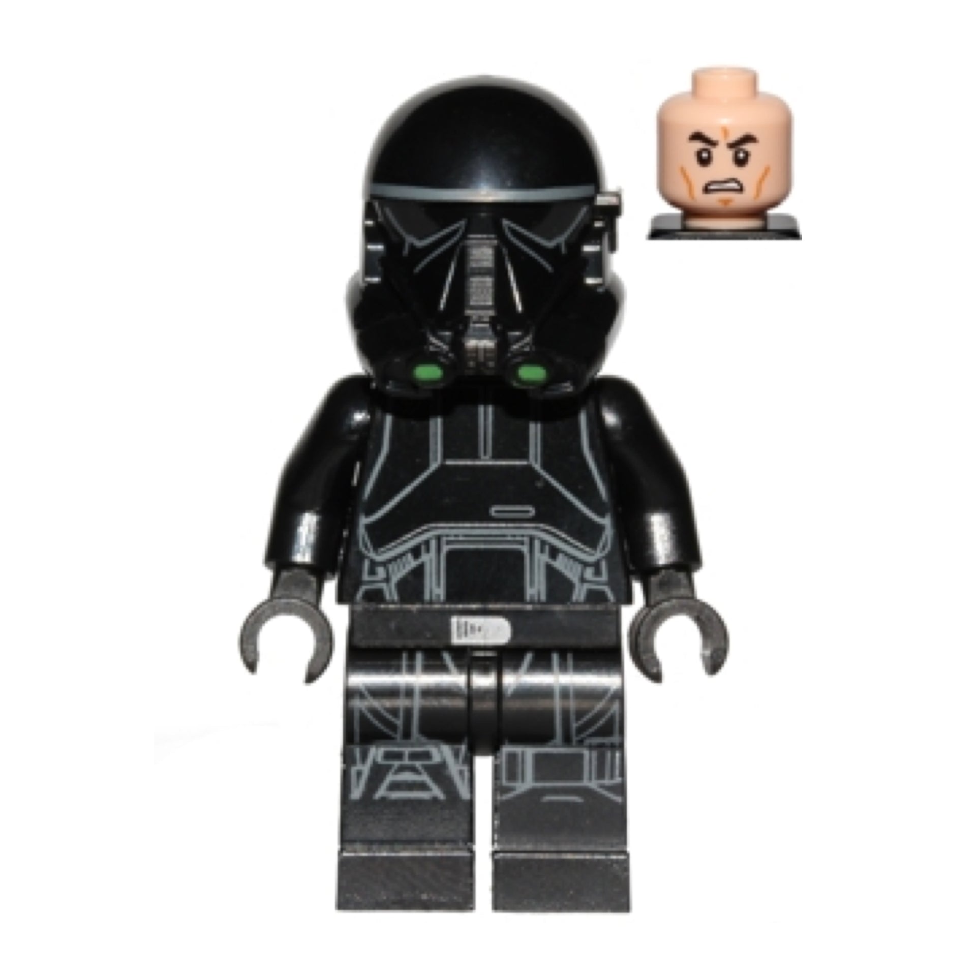 Imperial Death Trooper - Light Nougat Head Item No: sw0807