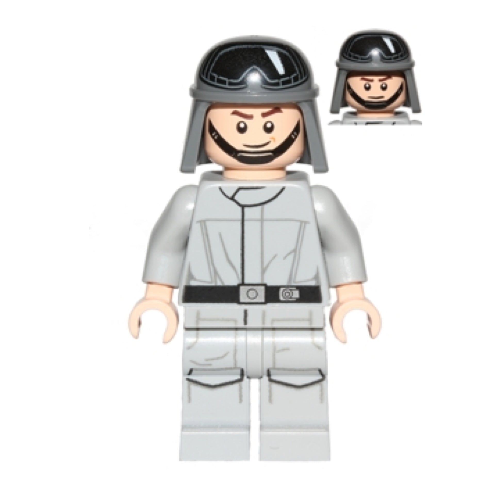 Imperial AT-ST Driver (Helmet with Printed Goggles, Light Bluish Gray Jumpsuit, Printed Legs) Item No: sw0797