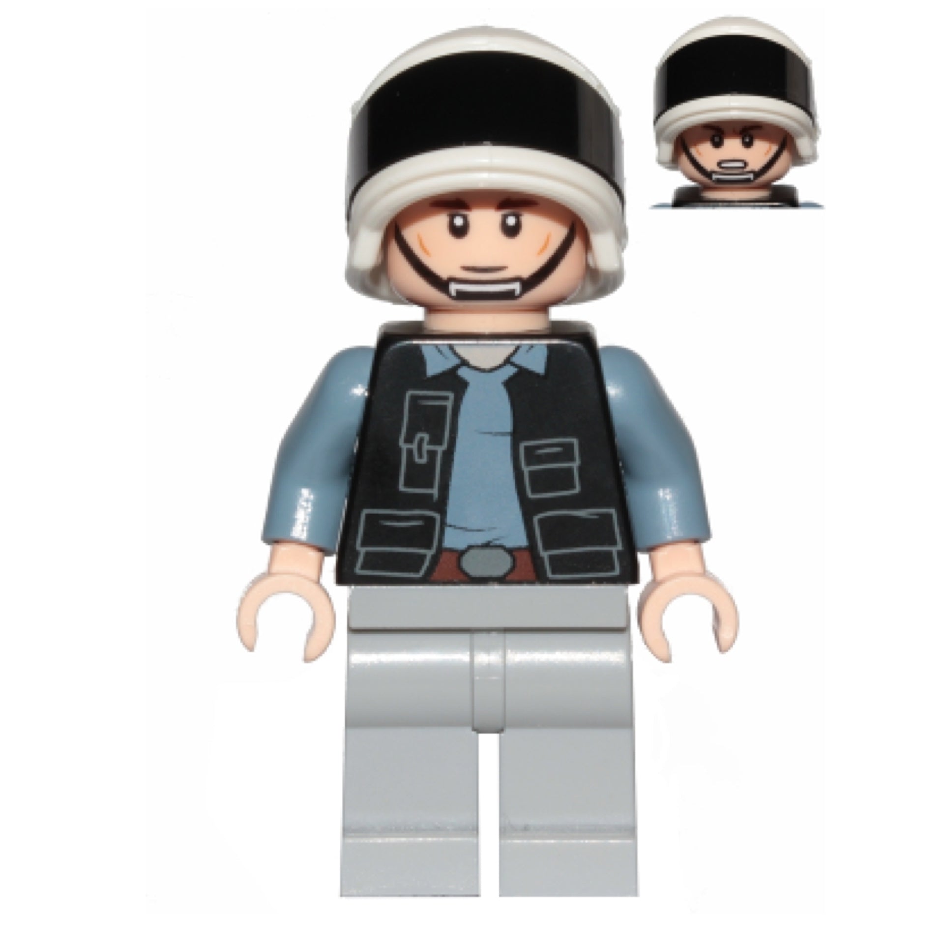 Rebel Fleet Trooper - Male, Vest with Pockets, Light Nougat Neck Item No: sw0995