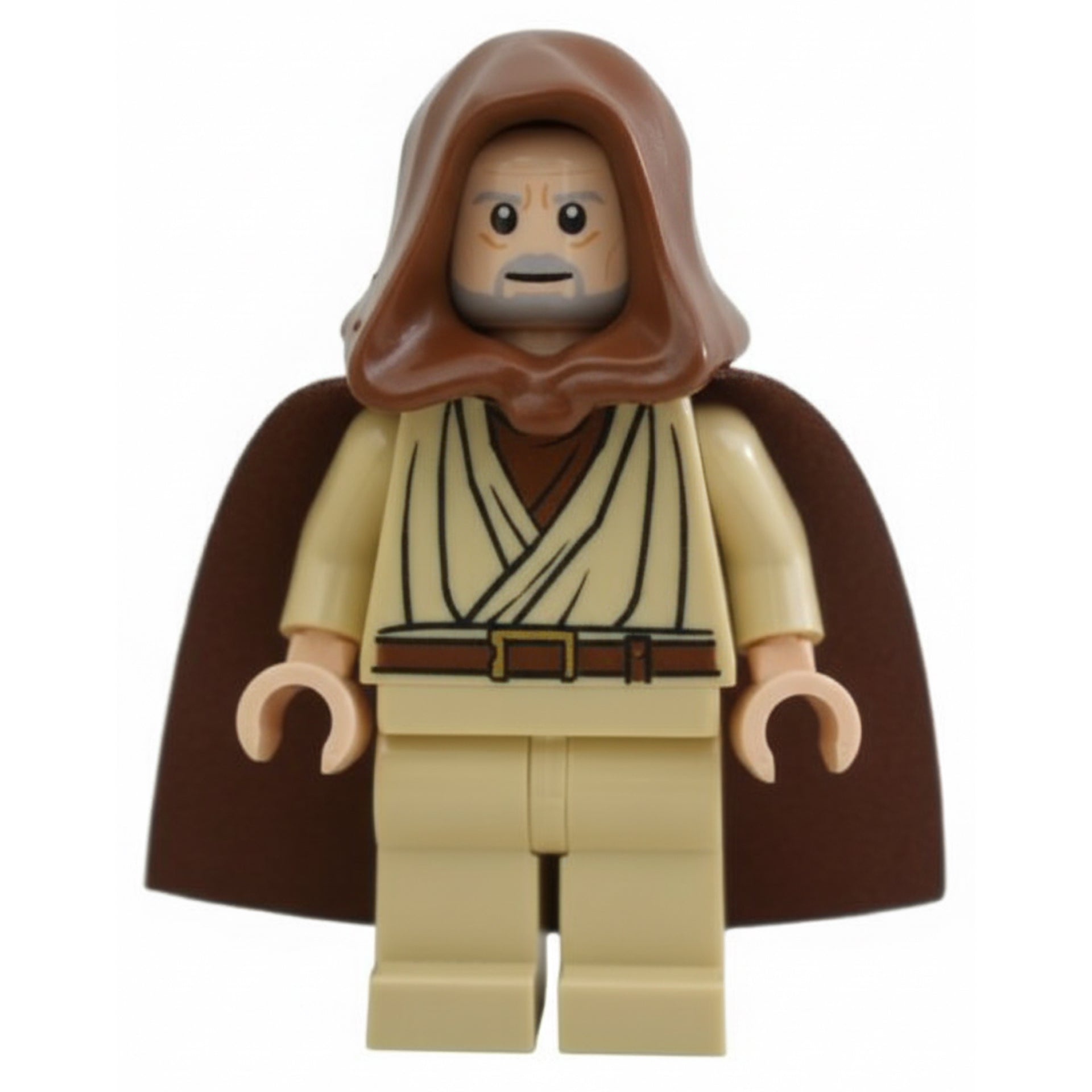 Obi-Wan Kenobi - Old, Reddish Brown Hood and Cape, Eyes with Glints Item No: sw0336