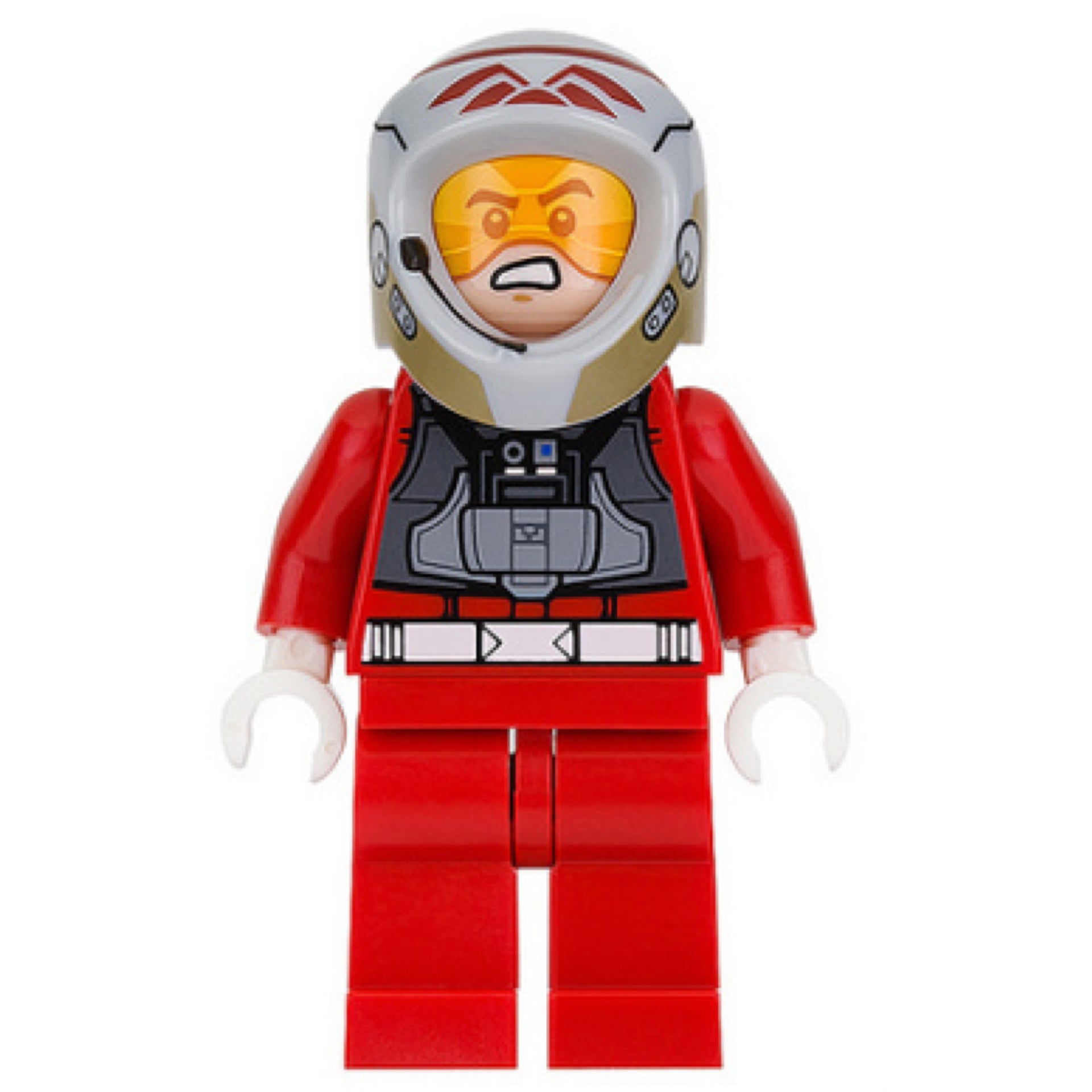Rebel Pilot A-wing (Open Helmet, Red Jumpsuit) Item No: sw0757