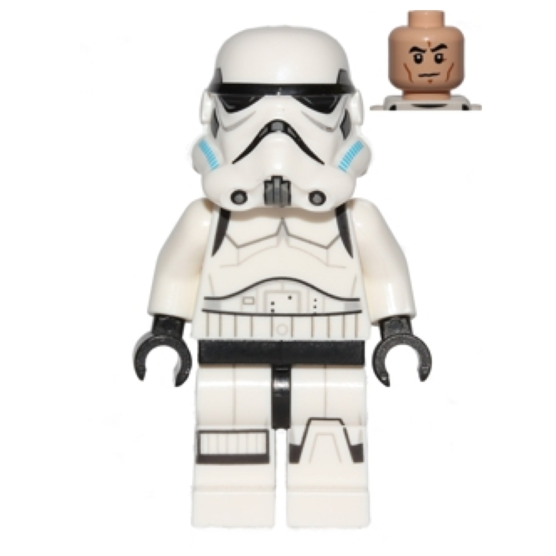 Imperial Stormtrooper - Printed Legs, Dark Azure Helmet Vents, Frown Item No: sw0617