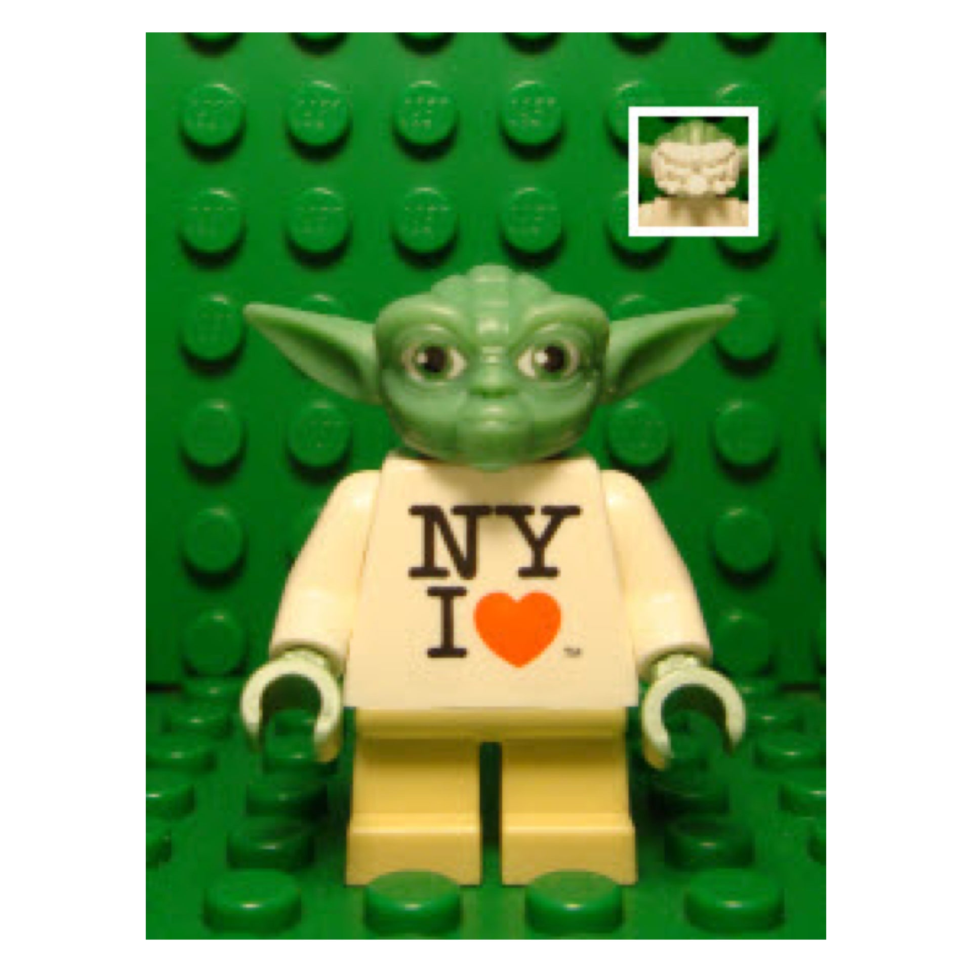 Yoda - NY I Heart Torso, White Hair (Toys "R" Us Times Square 2013 Exclusive) Item No: sw0465a