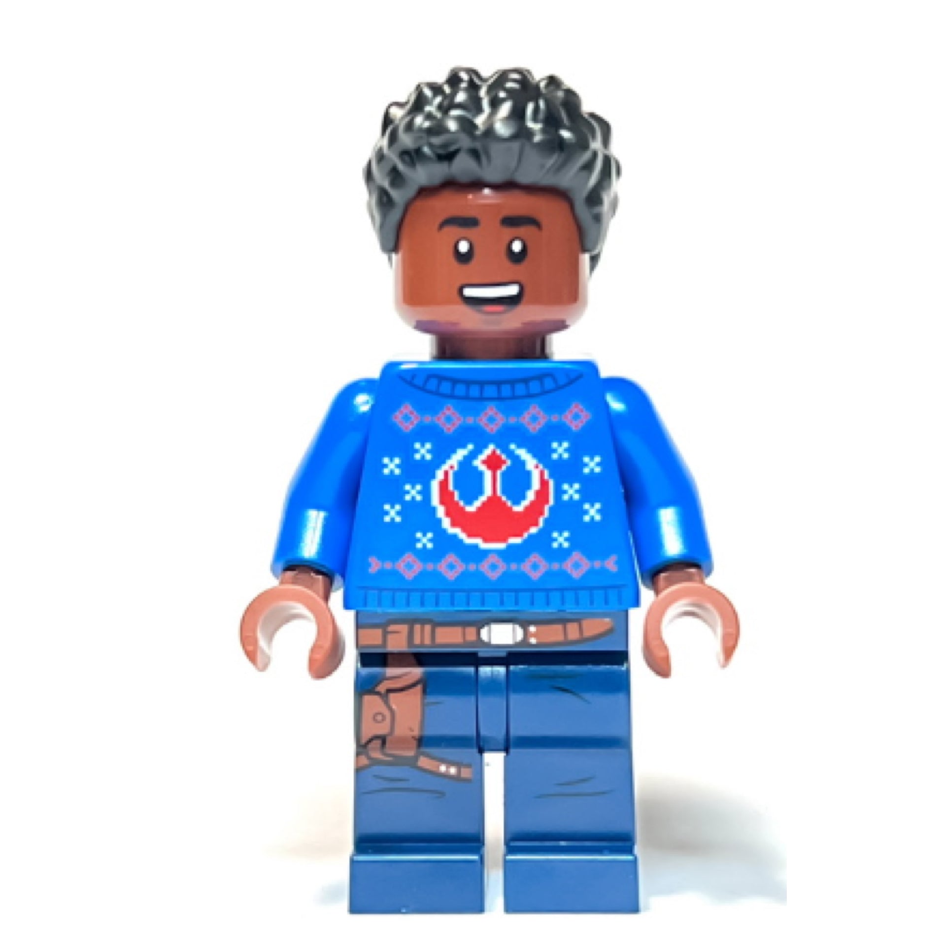 Finn - Holiday Sweater, Dark Blue Legs with Holster Item No: sw1318