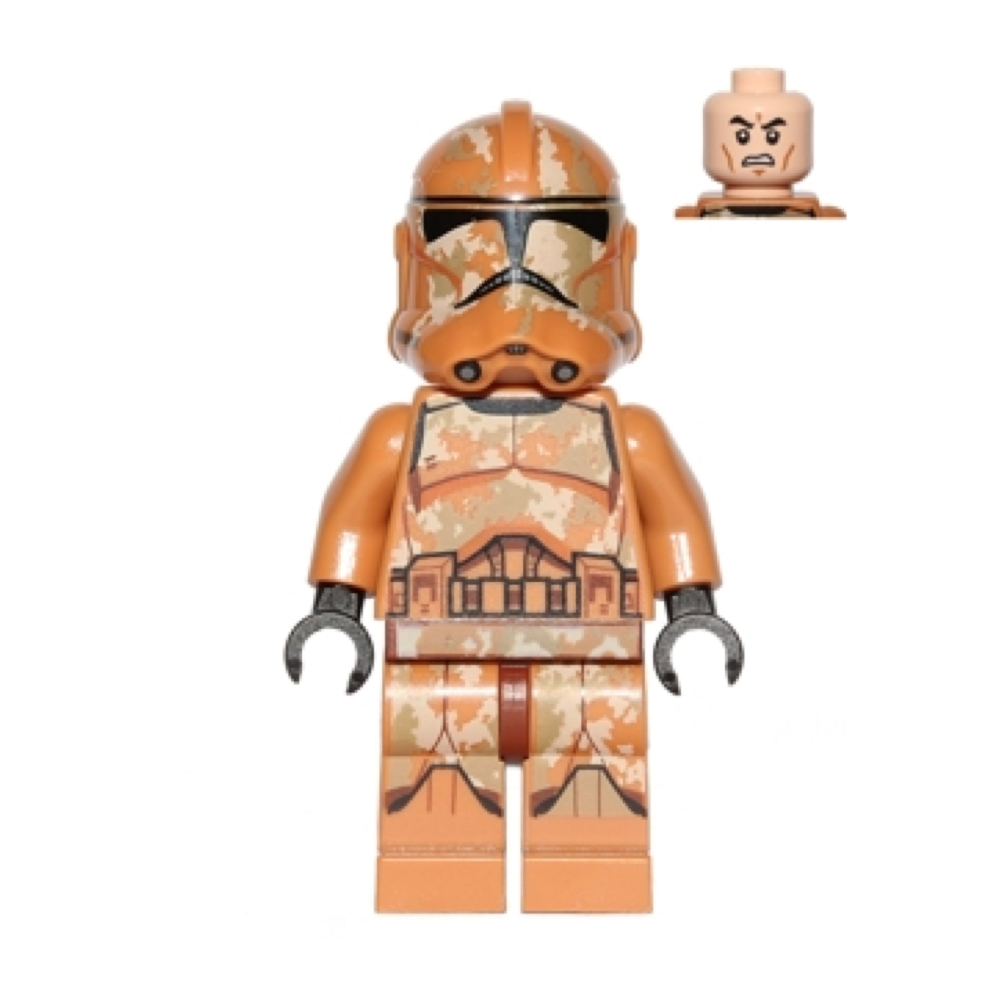 Clone Trooper (Phase 2) - Geonosis Camouflage, Scowl Item No: sw0606