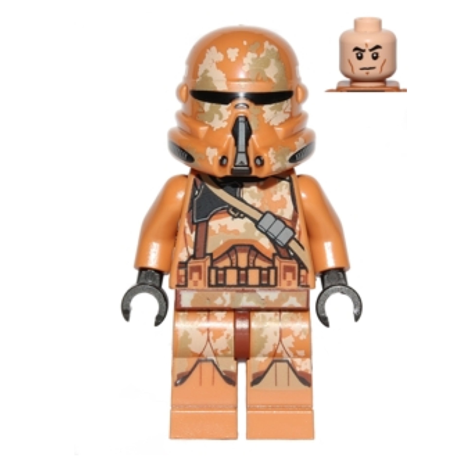 Clone Airborne Trooper (Phase 2) - Geonosis Camouflage, Smirk Item No: sw0605