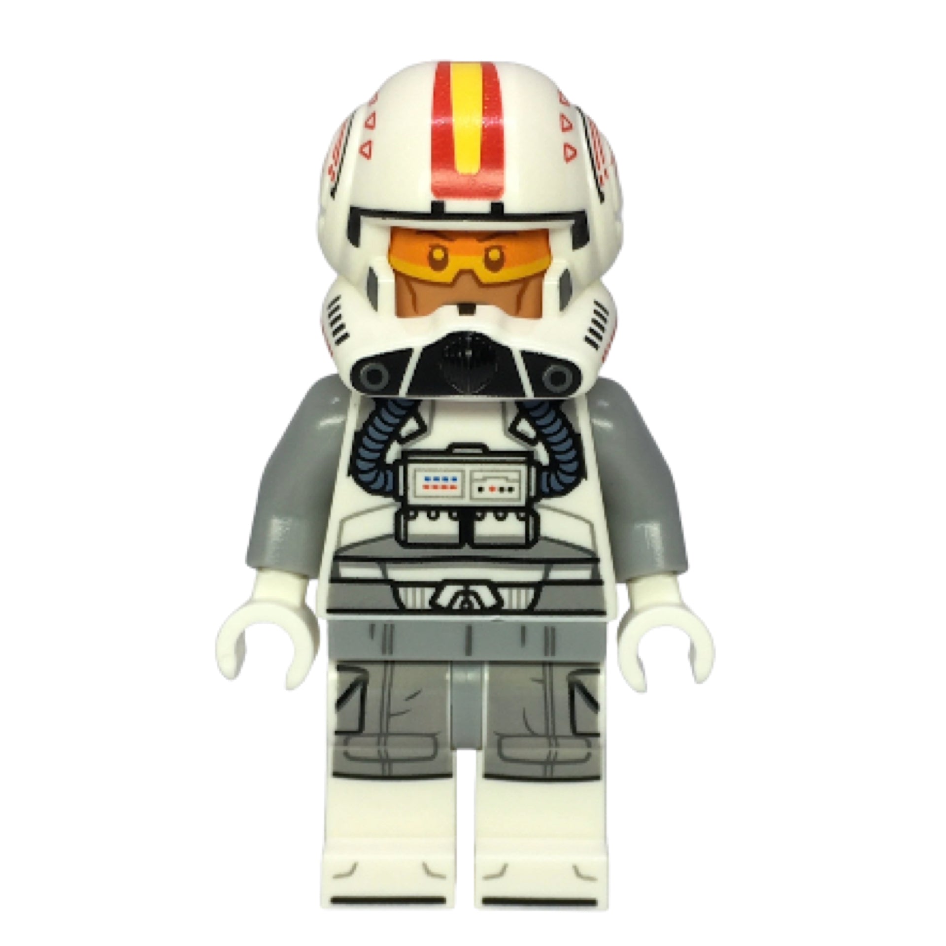 Clone Trooper Pilot (Phase 2) - Light Bluish Gray Arms, Nougat Head Item No: sw1402