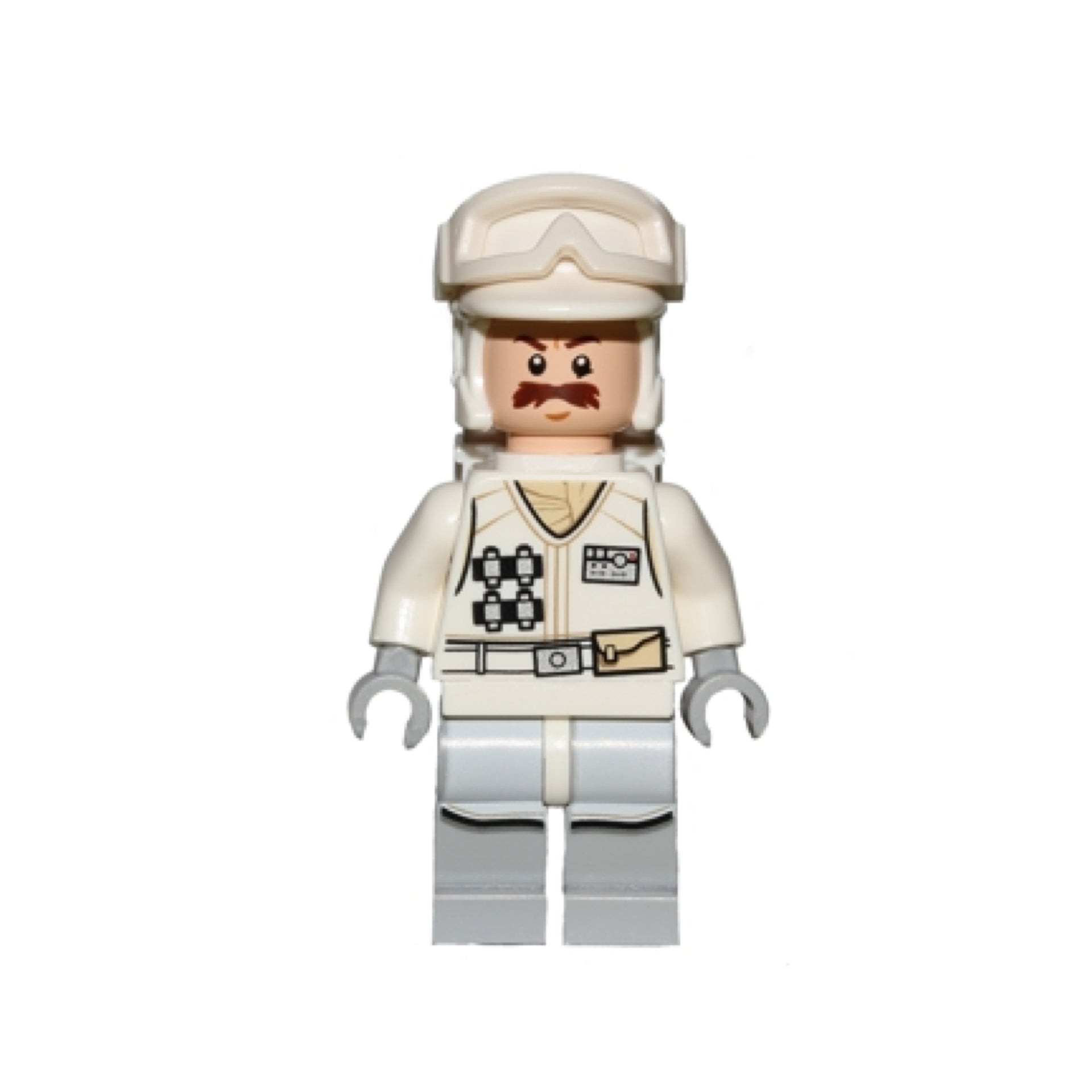 Hoth Rebel Trooper White Uniform (Moustache) Item No: sw0760