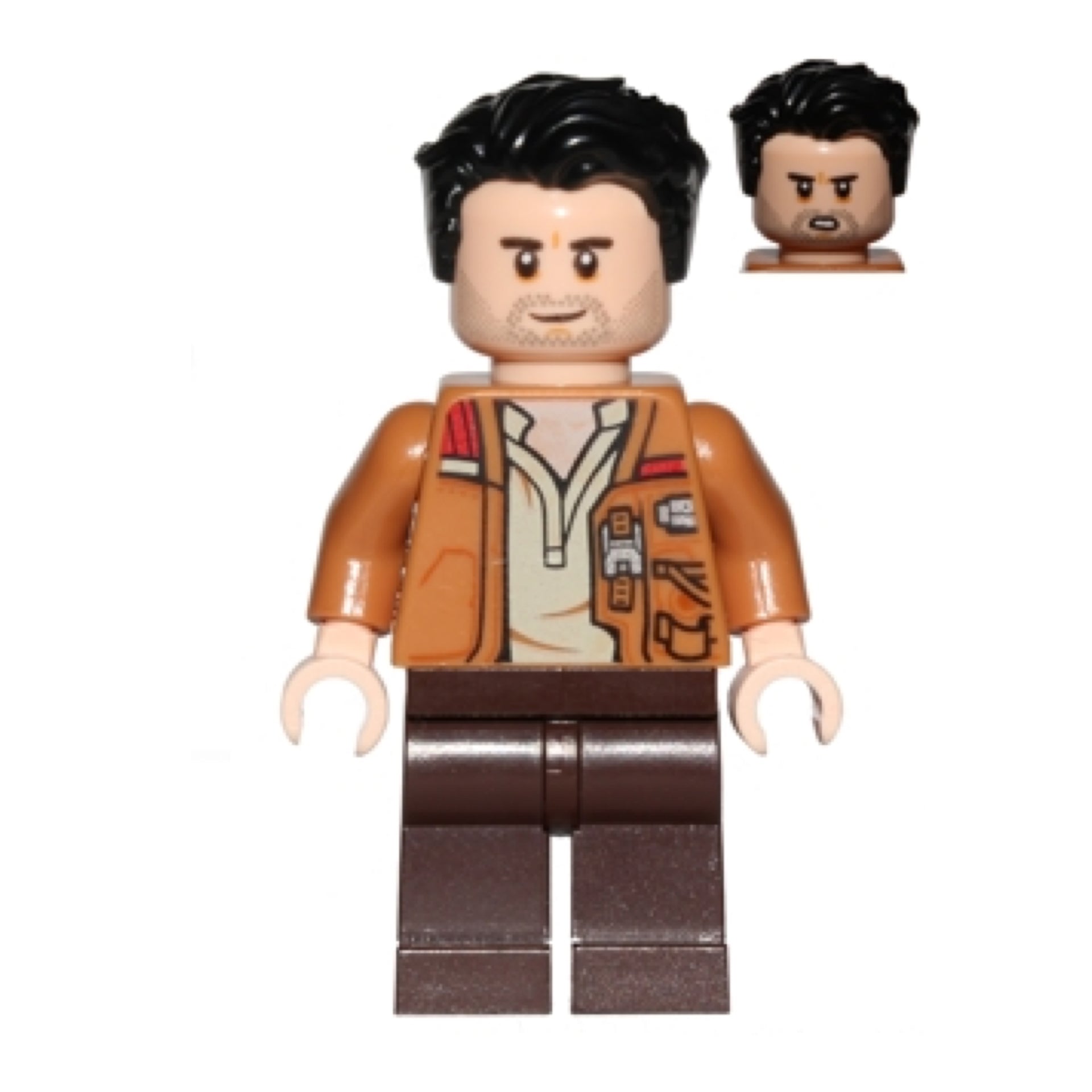 Poe Dameron (Medium Nougat Jacket, Hair)