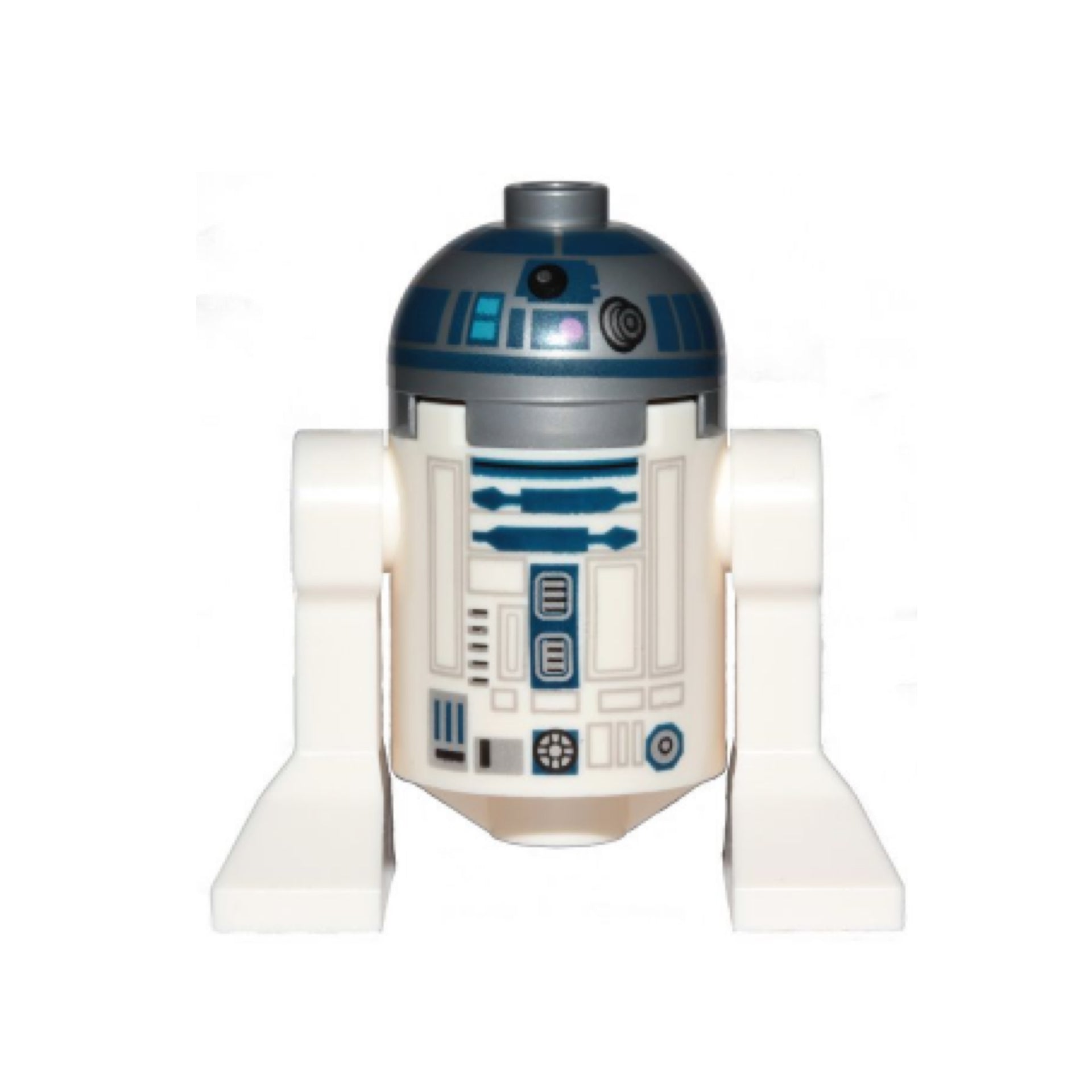 Astromech Droid, R2-D2 - Flat Silver Head, Dark Pink Dots and Large Receptor Item No: sw1085