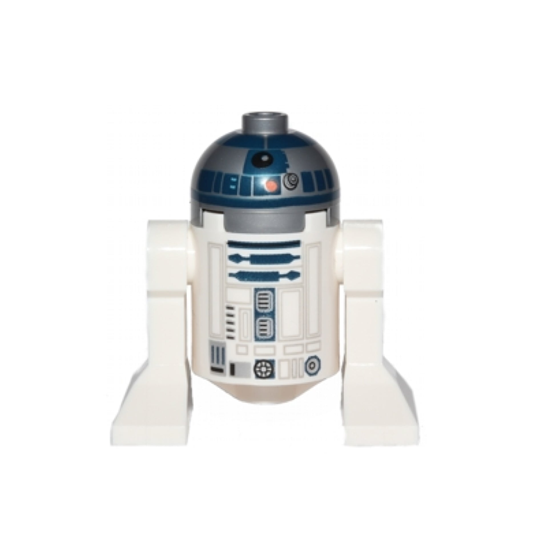 Astromech Droid, R2-D2 - Flat Silver Head, Red Dots and Small Receptor Item No: sw0527