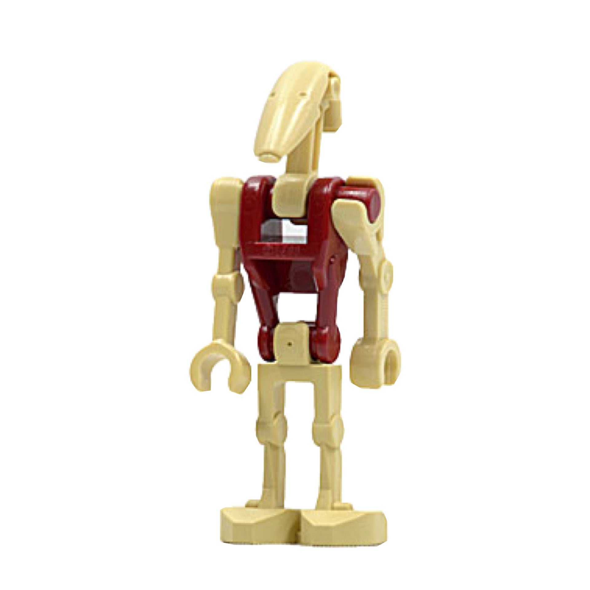 Security Battle Droid - Dark Red Torso, Angled Arm and Straight Arm Item No: sw0096