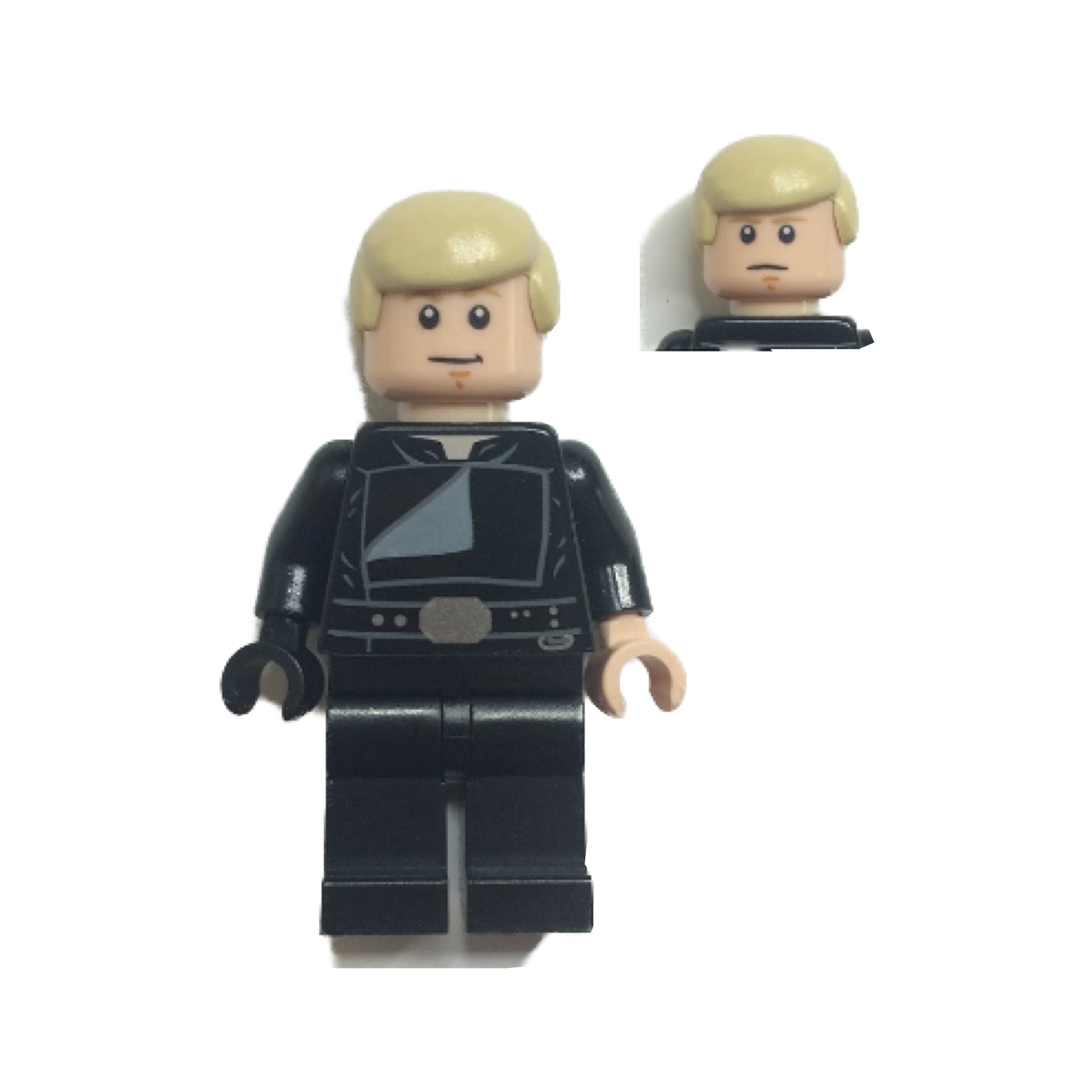 Luke Skywalker (Jedi Master, Endor, Tan Hair, Stern / Smile) Item No: sw0880a