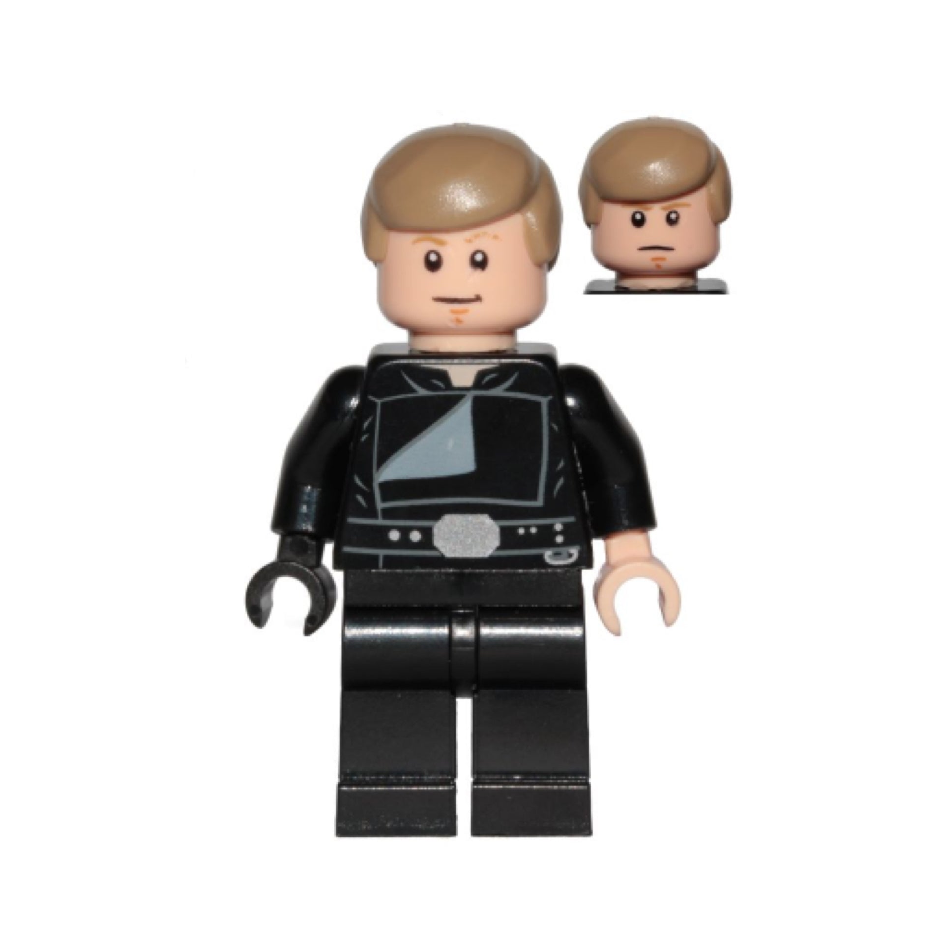 Luke Skywalker (Jedi Master, Endor, Dark Tan Hair, Stern / Smile) Item No: sw0880