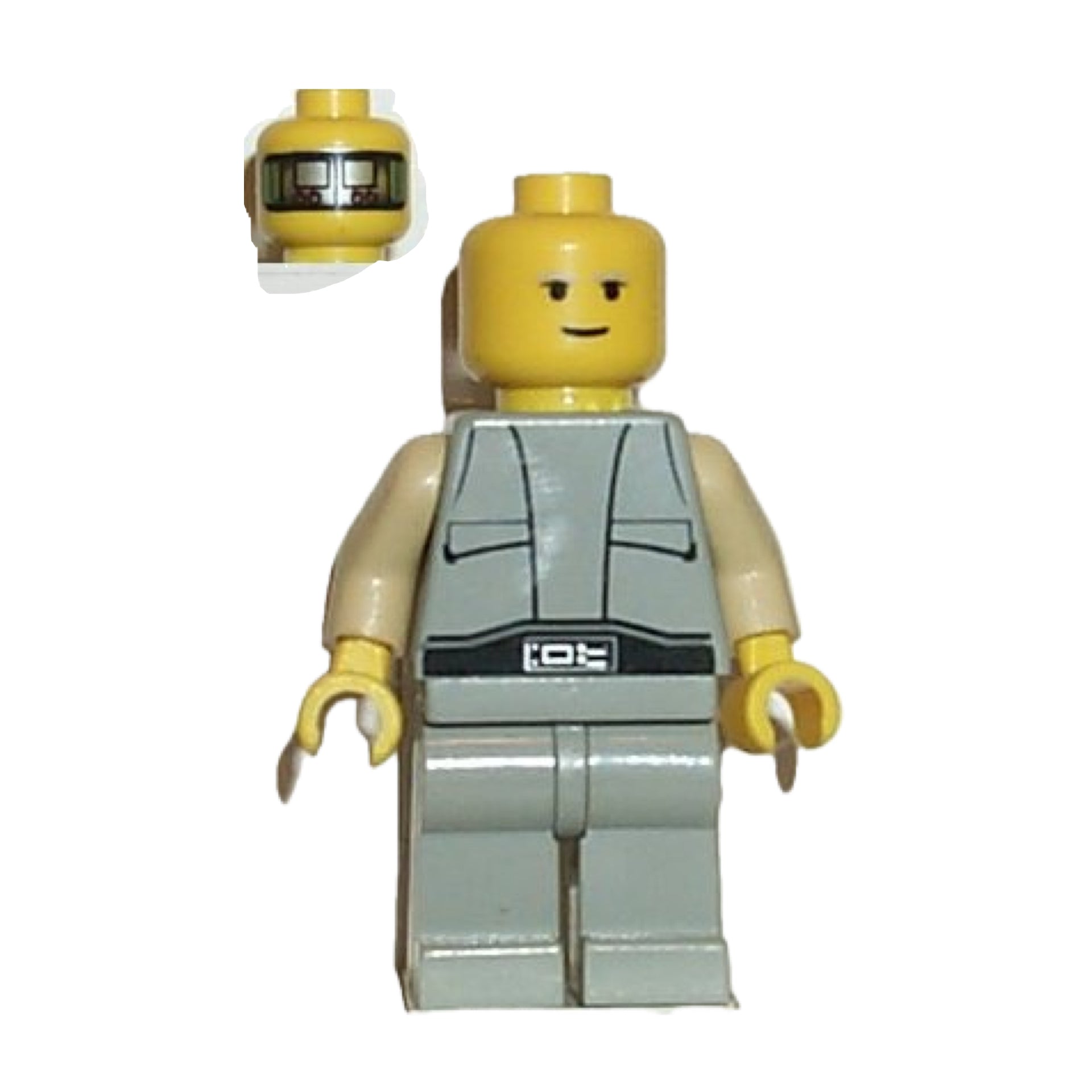 Lobot - Light Gray Uniform, Yellow Head Item No: sw0049