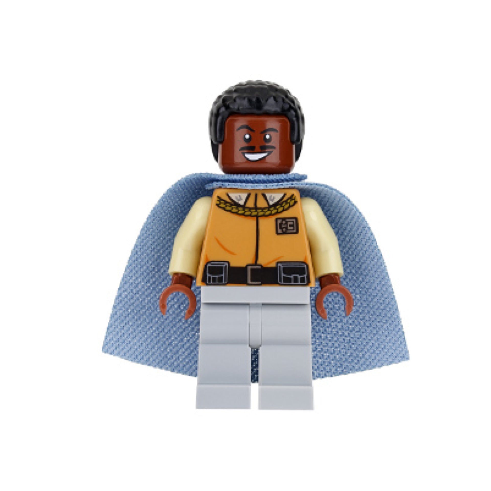 Lando Calrissian - General Insignia (Light Bluish Gray Legs) Item No: sw0818