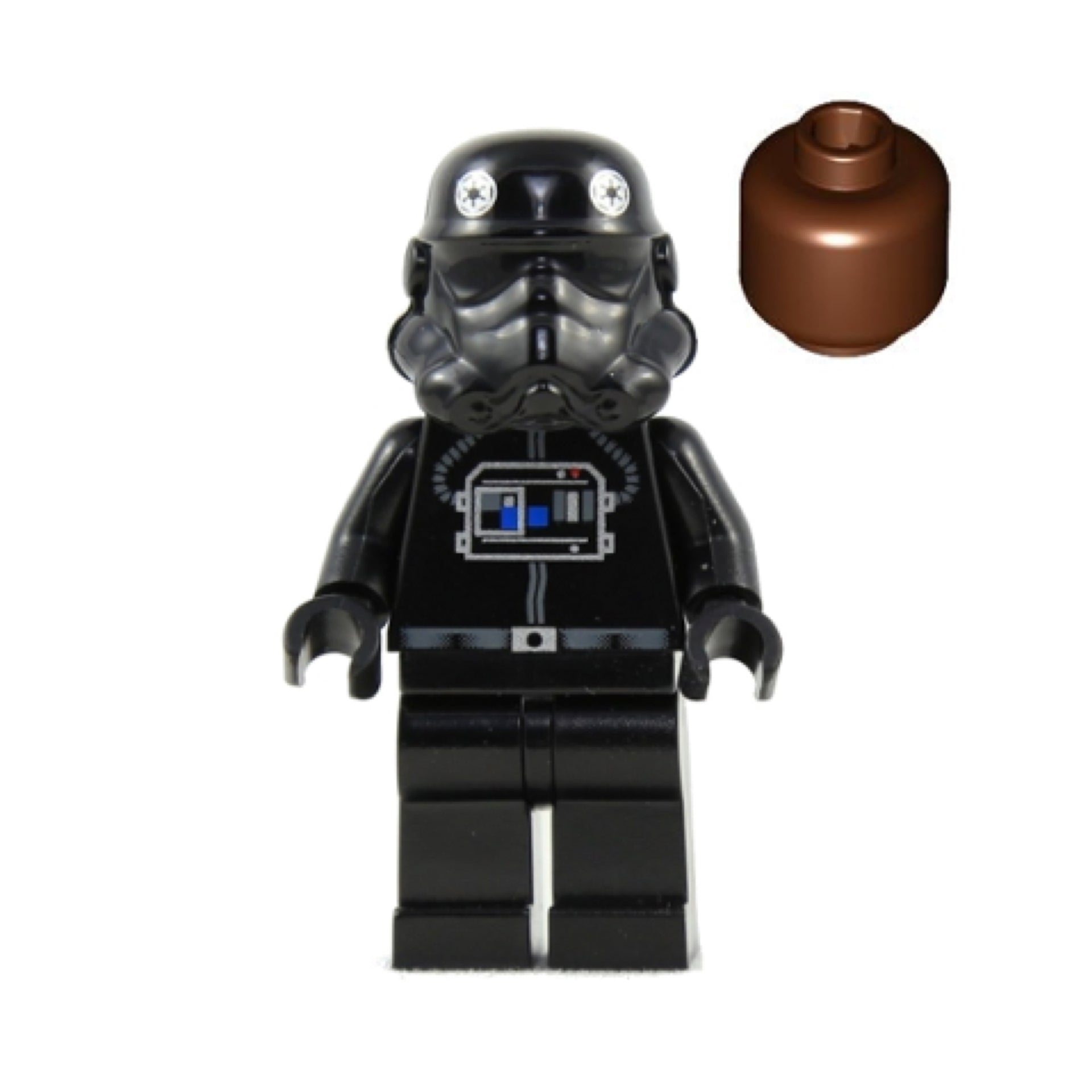 Imperial TIE Fighter Pilot - Reddish Brown Head Item No: sw0035a