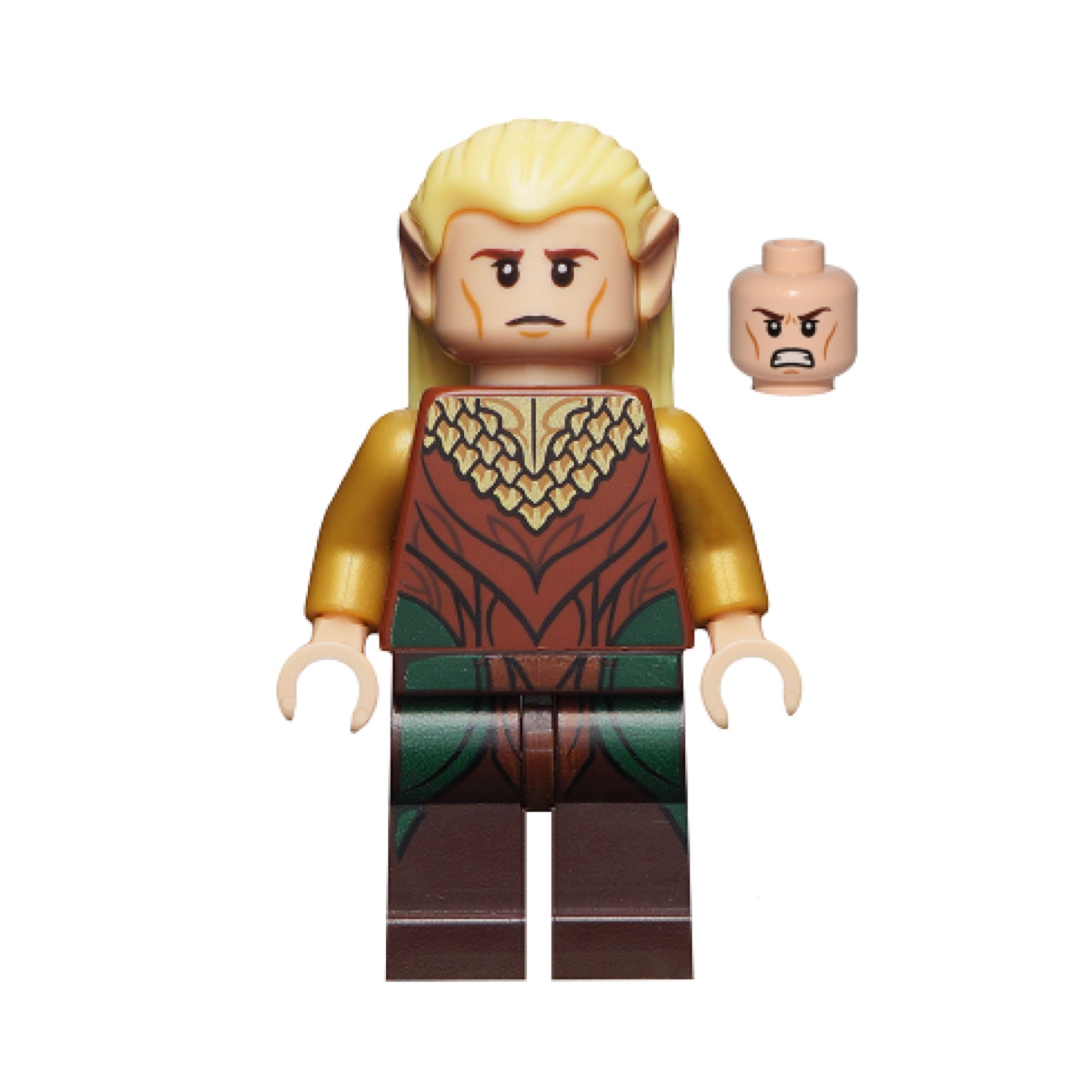 lor035 Legolas - Reddish Brown and Gold Robe