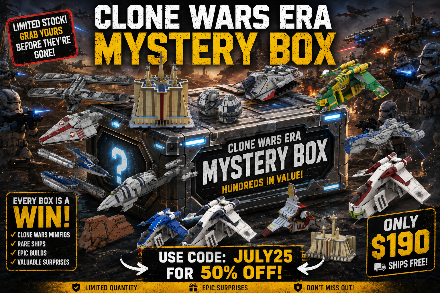 PREQUEL BOX $400 VALUE - JULY 25TH LIMITED EDITION! - ONLY DAY TO PURCHASE - CODE: JULY25 FOR 50% OFF