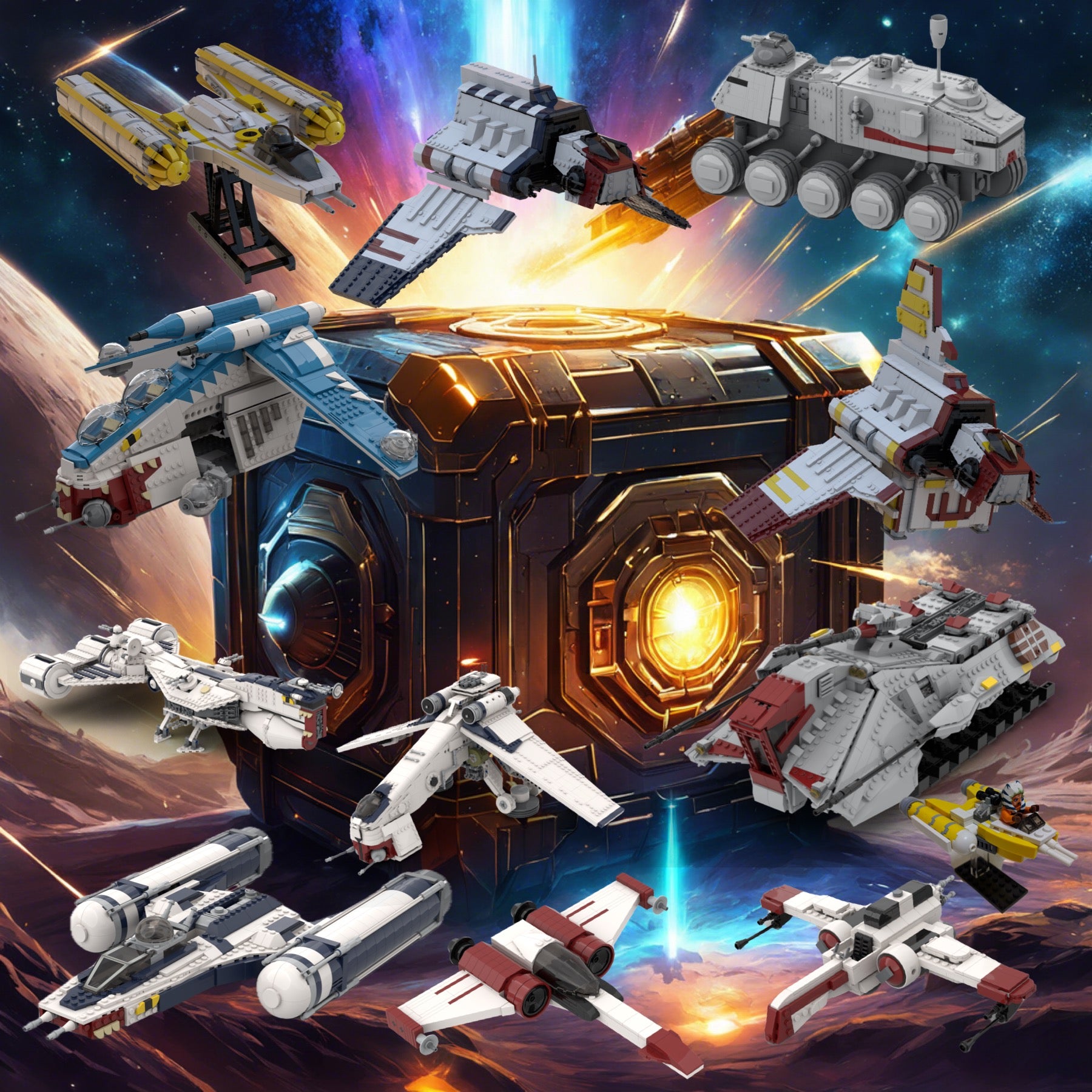 LIMITED STOCK! FREE VENATOR! FREE REPUBLIC MYSTERY BOX! (2 REPUBLIC SETS WITH ONE BEING VENATOR GUARANTEED!)