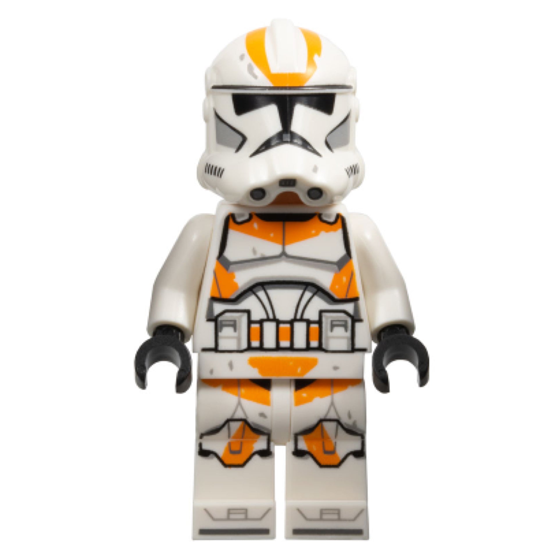 FREE! Clone Trooper, 212th Attack Battalion (Phase 2) - White Arms, Dirt Stains, Nougat Head, Helmet with Holes Item No: sw1235