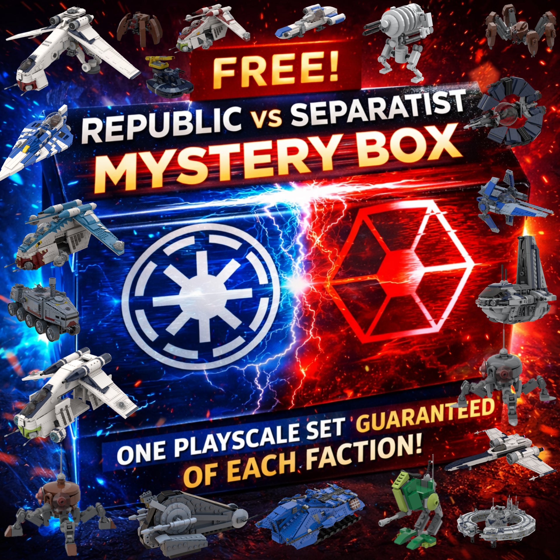 FREE! REPUBLIC VS SEPARATIST MYSTERY BOX
