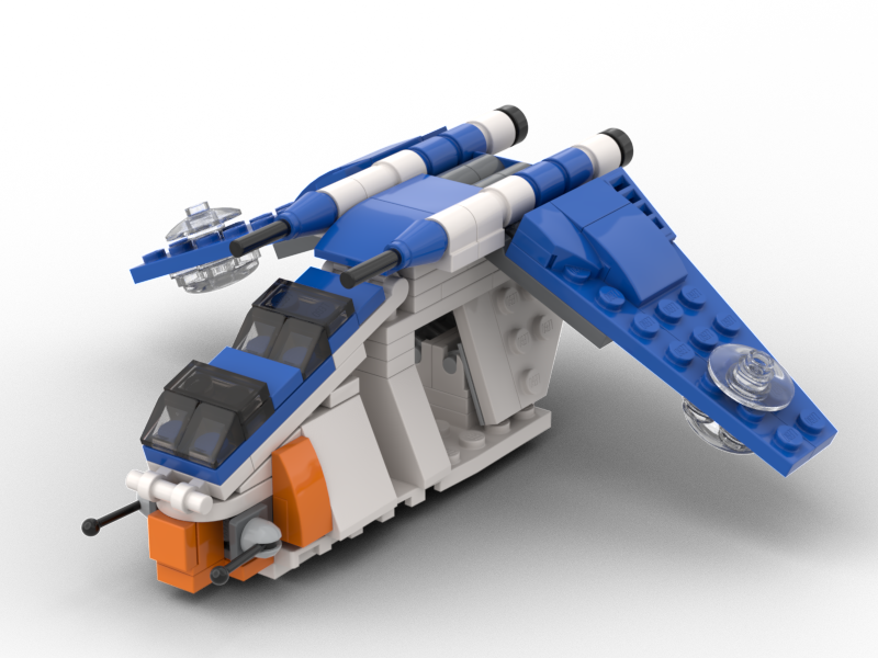 14001: MICRO REPUBLIC GUNSHIP (MEDIUM 332ND)