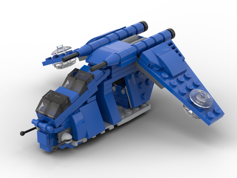 14002: REPUBLIC GUNSHIP (MEDIUM 501ST) V5