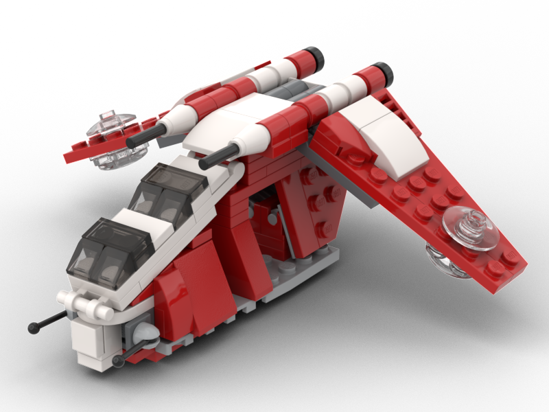 14003: REPUBLIC GUNSHIP (MEDIUM CORUSCANR GUARD) V5