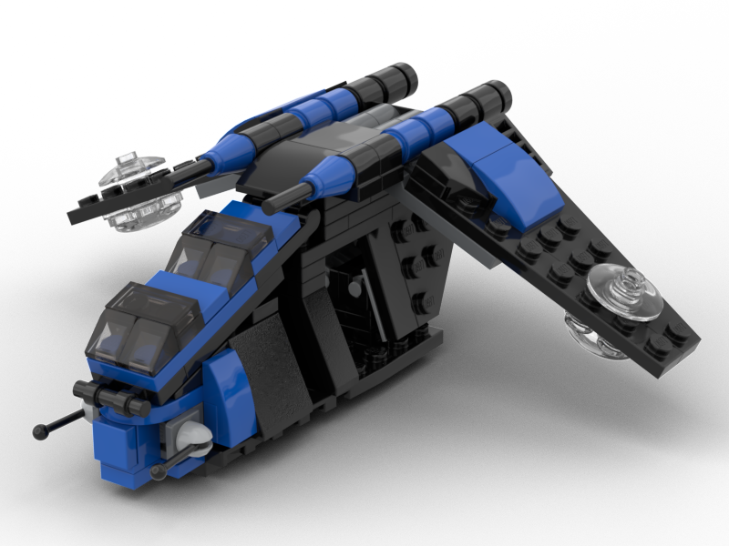 14007: REPUBLIC GUNSHIP (MEDIUM SHADOW 501ST) V5