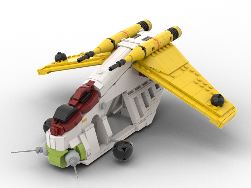 14203: MIDI REPUBLIC GUNSHIP (FALLEN ORDER)