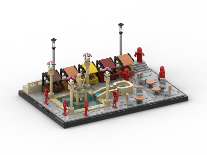 BATTLE ON THEED MARKET MOC